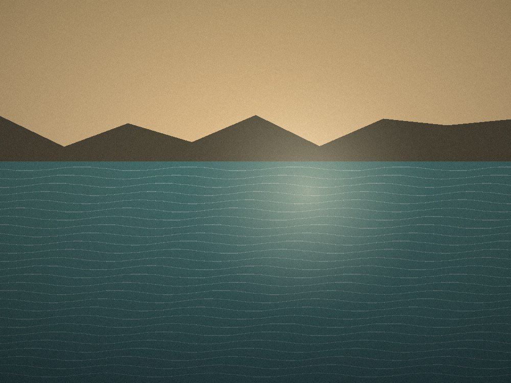 La piscine face aux montagnes